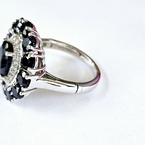 Dark Blue Sapphire 💍 Size 8 NEW! *Special Feature - Picture 10 of 10